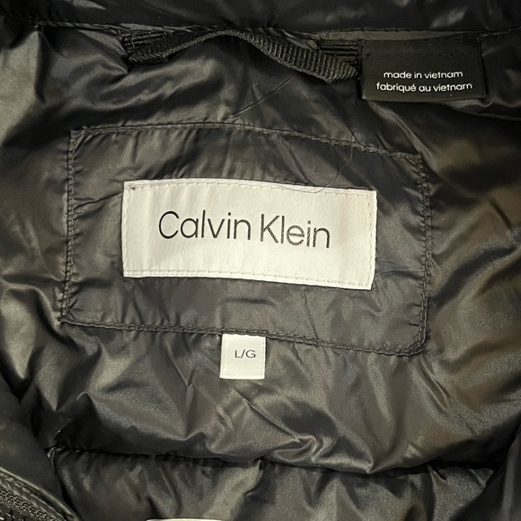 CALVIN KLEIN Mens Black Jacket With Shell & Zip out Puffer Jacket inside. - Picture 8 of 12